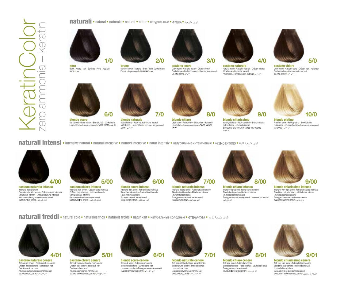 Keratin Color Oxidation Colouring 100ml