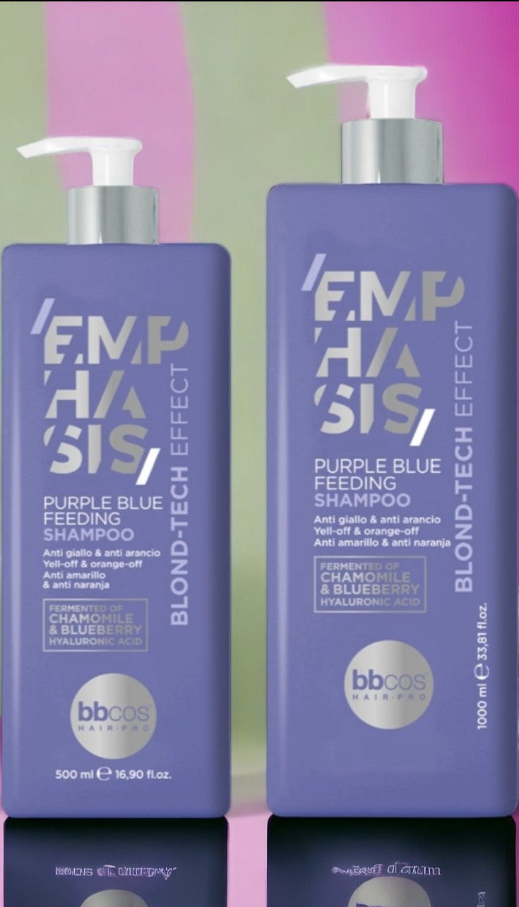 Blond-Tech Effect Purple Blue Feeding Shampoo 500ml/1litre