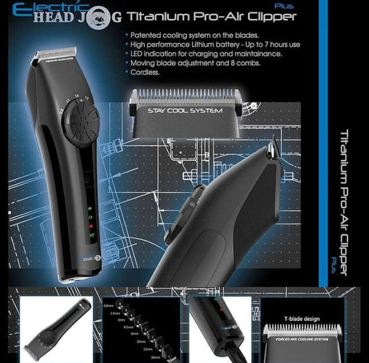 Electric Head Jog Titanium Pro-Air Clipper Plus